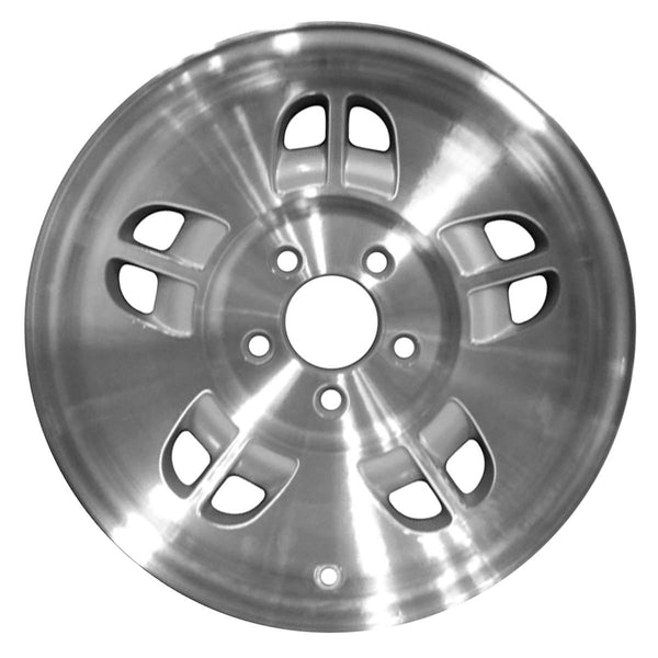 1997 ford ranger wheel 15 machined silver aluminum 5 lug w3201ms 6