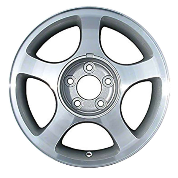 2000 ford mustang wheel 16 machined silver aluminum 5 lug rw3375ms 1