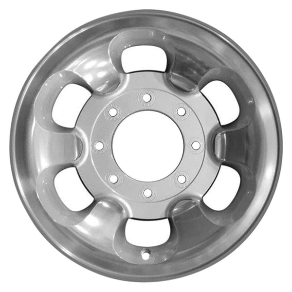 2001 ford f350 wheel 16 machined silver aluminum 8 lug w3407ms 16