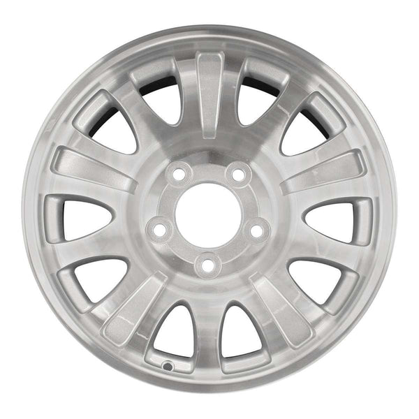 2004 ford f150 wheel 17 machined silver aluminum 5 lug rw3412ms 5