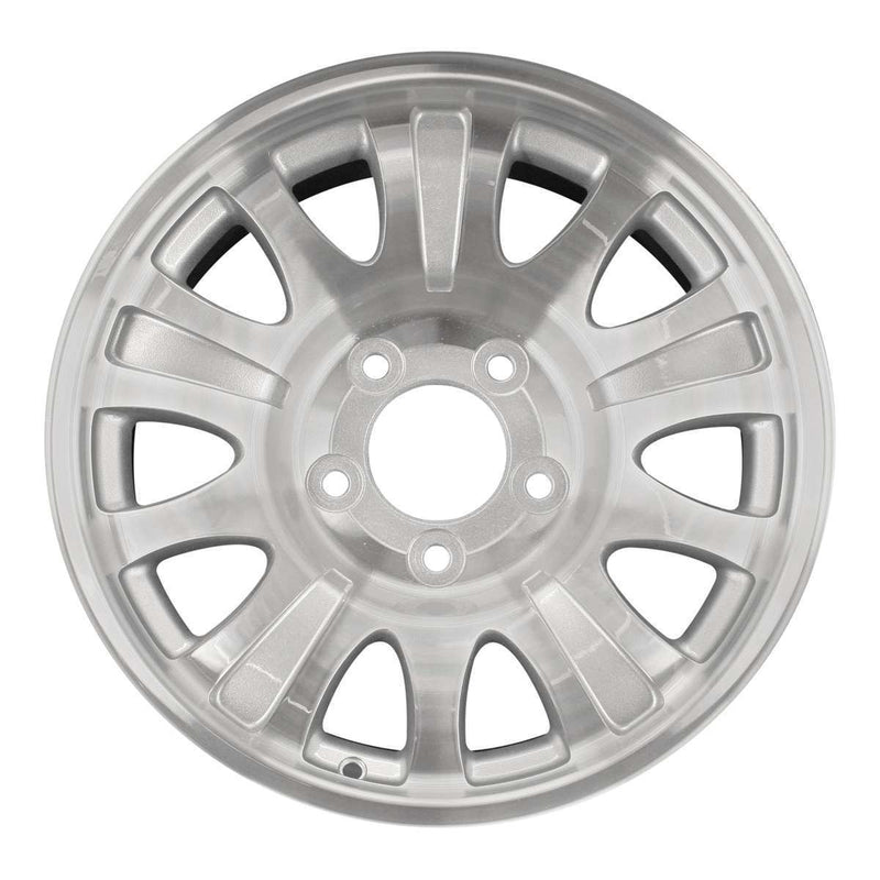 2000 ford expedition wheel 17 machined silver aluminum 5 lug rw3412ms 6