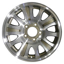 2000 ford expedition wheel 17 machined tan aluminum 5 lug w3412mt 6