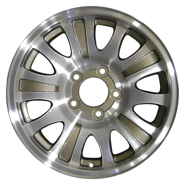 2000 ford expedition wheel 17 machined tan aluminum 5 lug w3412mt 6