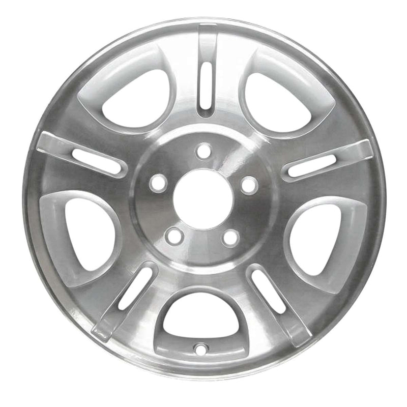 2005 mazda b2300 wheel 15 machined silver aluminum 5 lug w3431ms 1