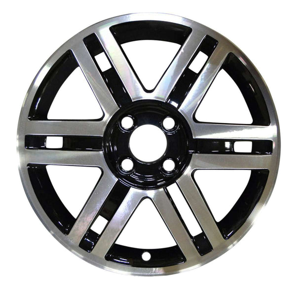 2002 mercury cougar wheel 17 machined black aluminum 4 lug w3433mb 2