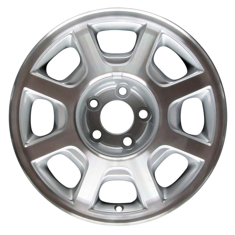 2000 lincoln town wheel 16 machined silver aluminum 5 lug w3441ms 1