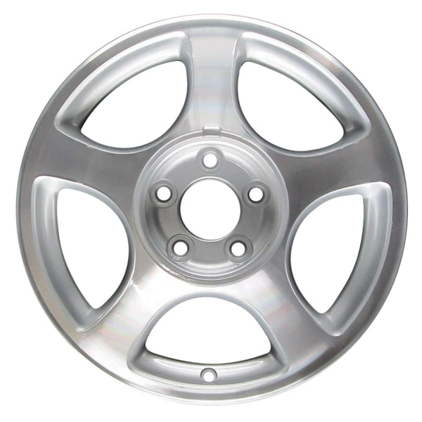 2002 ford mustang wheel 16 machined silver aluminum 5 lug w3474ms 3