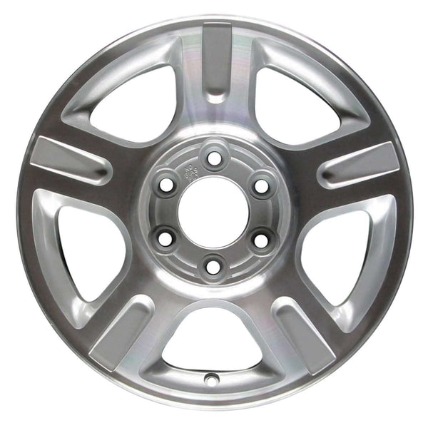 2004 ford f150 wheel 17 machined silver aluminum 6 lug w3516mls 1