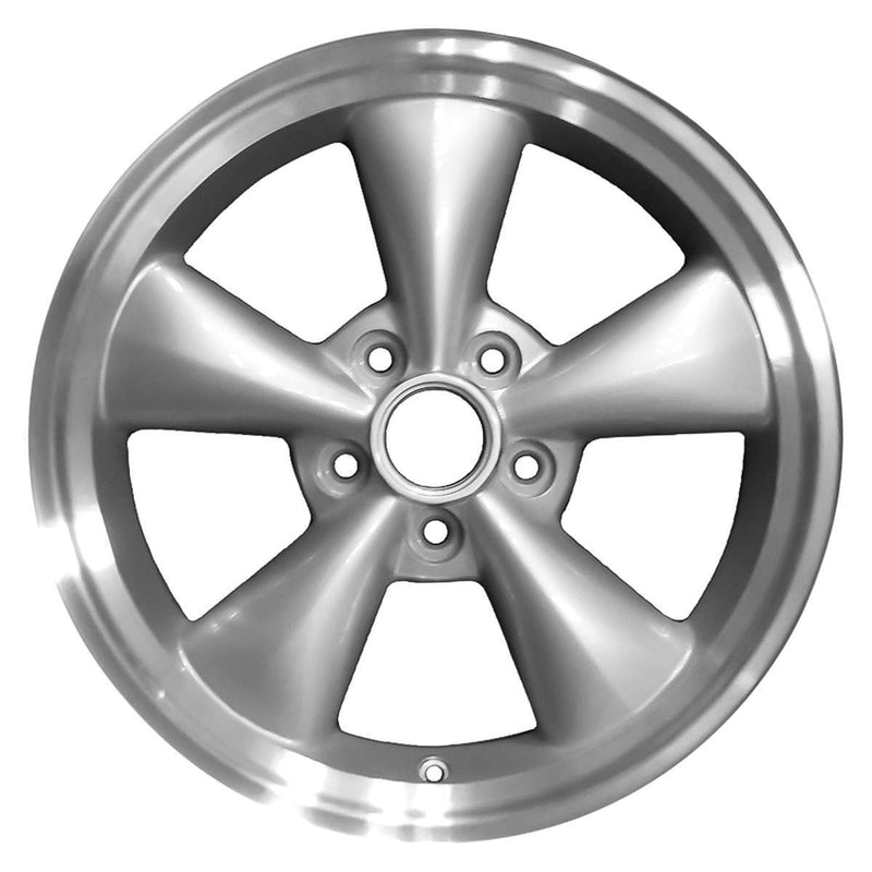 2007 ford mustang wheel 17 machined silver aluminum 5 lug w3589ms 3