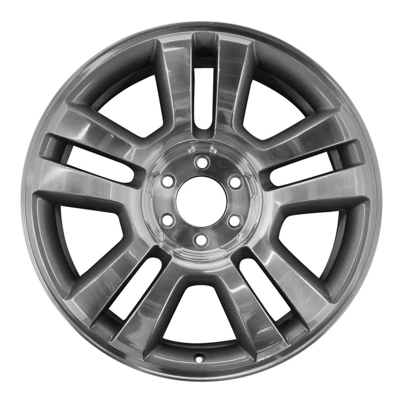 2008 ford f150 wheel 22 polished charcoal aluminum 6 lug w3645apc 3