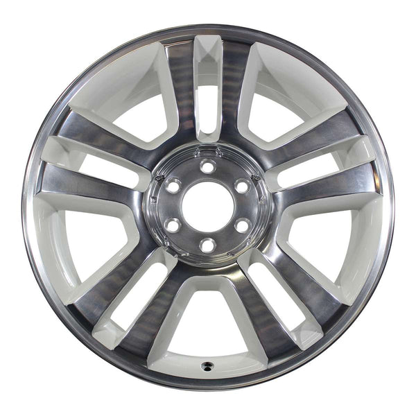 2008 ford f150 wheel 22 polished white aluminum 6 lug w3645apw 7