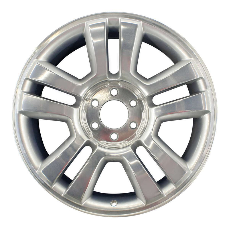 2008 ford f150 wheel 22 polished silver aluminum 6 lug w3645aps 3