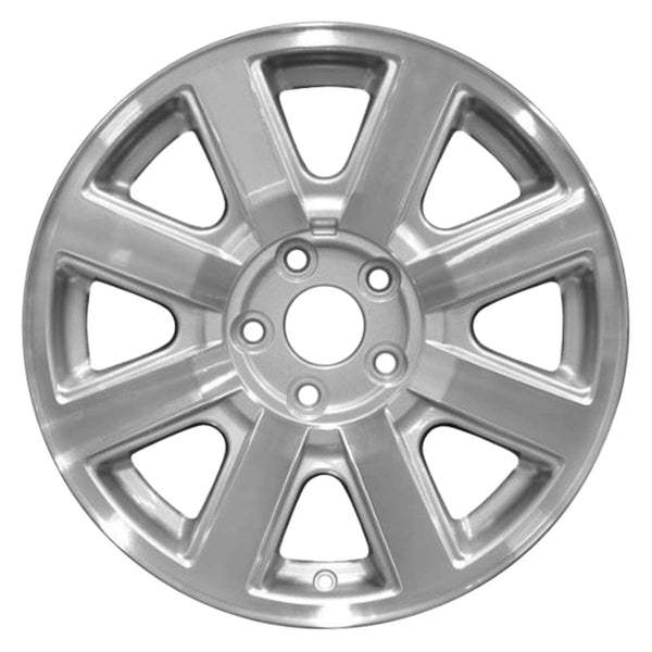 2009 ford taurus wheel 17 machined silver aluminum 5 lug w3694ms 2