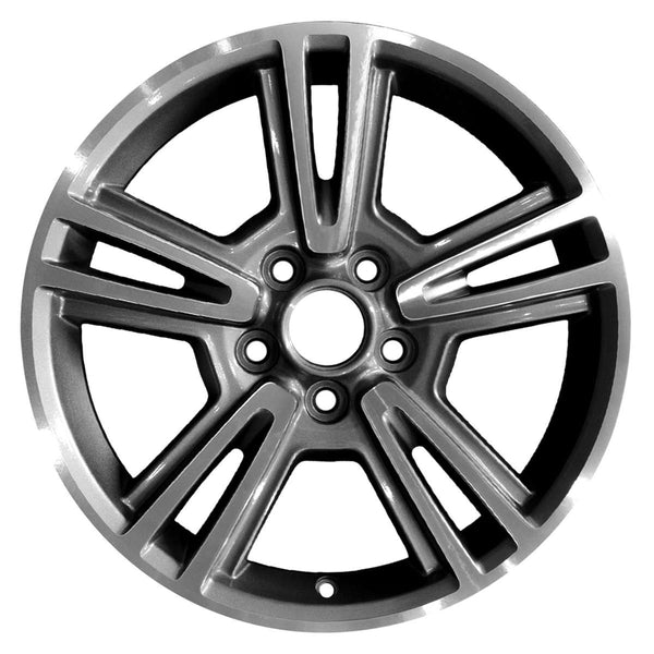 2013 ford mustang wheel 17 machined charcoal aluminum 5 lug w3808mc 4