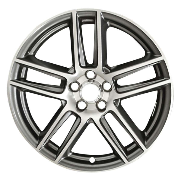 2012 ford mustang wheel 19 machined charcoal aluminum 5 lug w3887mc 1
