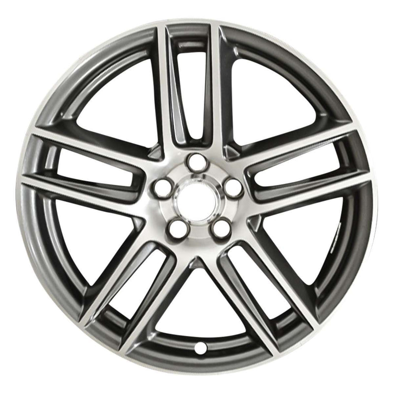 2012 ford mustang wheel 19 machined charcoal aluminum 5 lug w3887mc 1