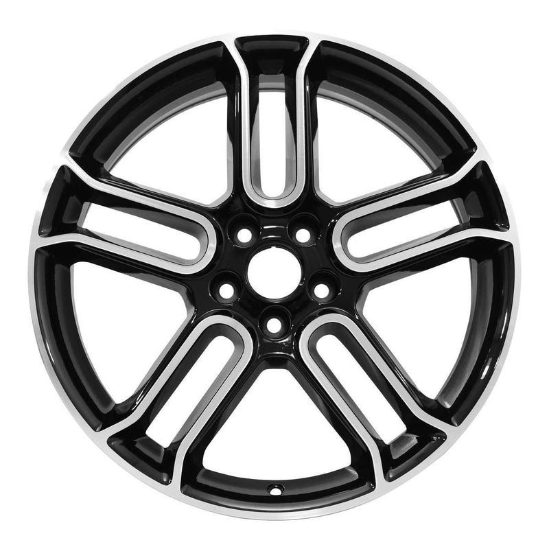 2014 ford edge wheel 20 machined gloss black aluminum 5 lug rw3903mb 2