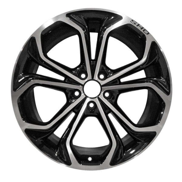 2015 ford taurus wheel 20 machined black aluminum 5 lug w3926amb 1