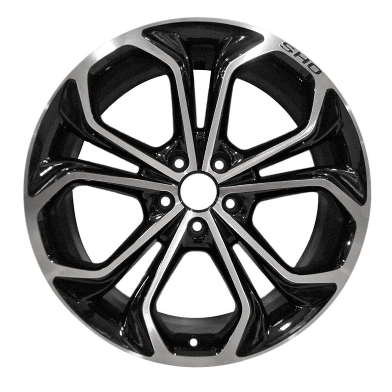 2017 ford taurus wheel 20 machined black aluminum 5 lug w3926amb 3