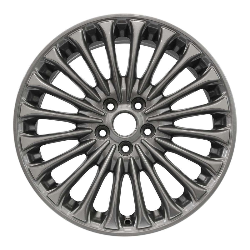 2013 ford fusion wheel 18 polished charcoal aluminum 5 lug rw3961pc 1