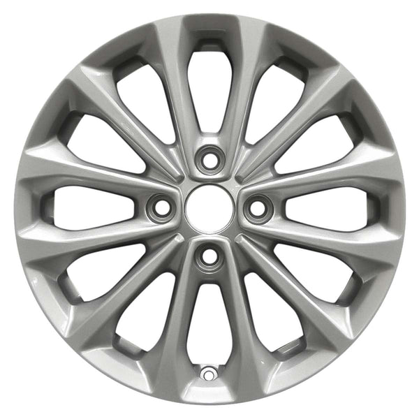 2017 ford fiesta wheel 16 silver aluminum 4 lug w3966s 4