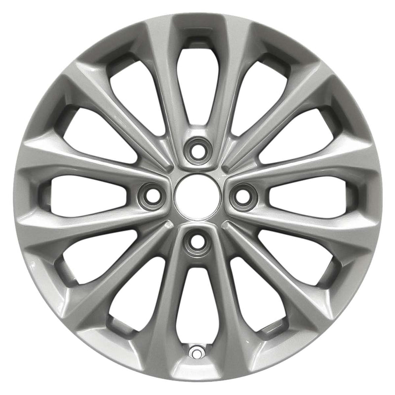 2016 ford fiesta wheel 16 silver aluminum 4 lug w3966s 3