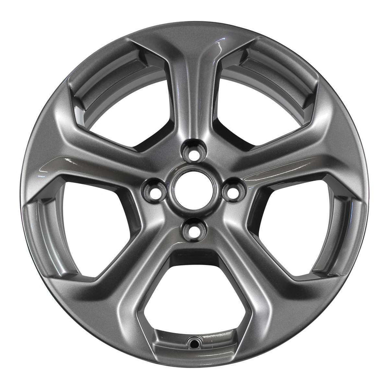 2015 ford fiesta wheel 17 charcoal aluminum 4 lug w3968c 2