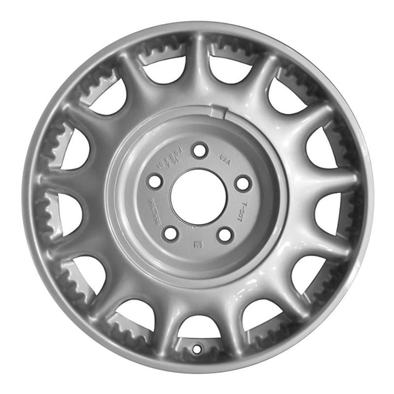 1999 buick park wheel 16 silver aluminum 5 lug w4024s 3