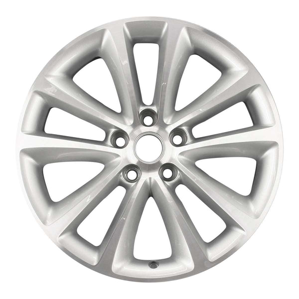 2012 buick verano wheel 18 machined silver aluminum 5 lug rw4111ms 1