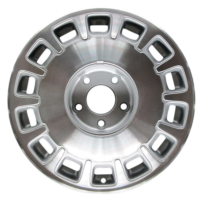 1999 cadillac limousine wheel 16 machined silver aluminum 5 lug w4525ms 9