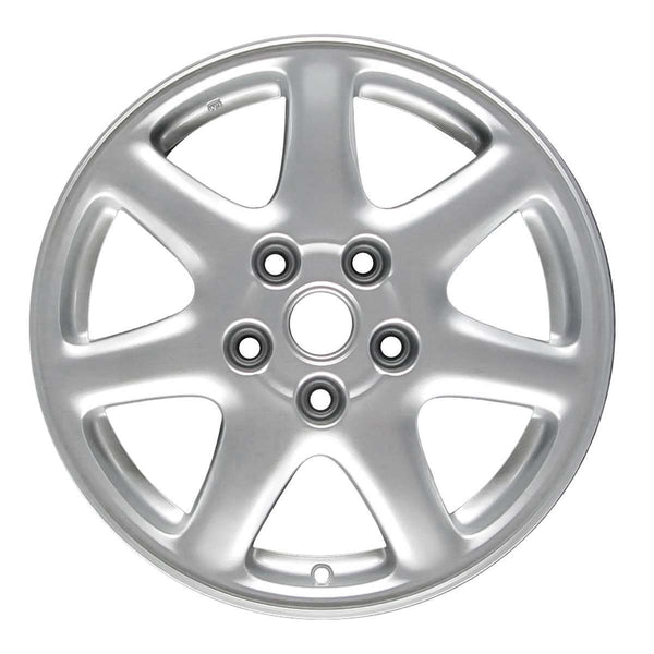 2002 cadillac seville wheel 16 silver aluminum 5 lug w4538s 5