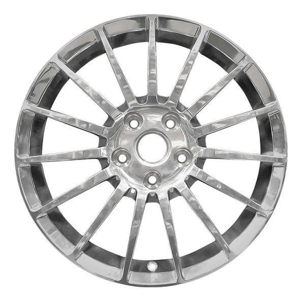 2007 cadillac xlr wheel 18 polished aluminum 5 lug w4632p 1