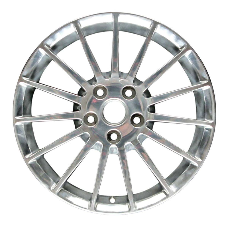 2008 cadillac xlr wheel 18 polished aluminum 5 lug w4639p 4