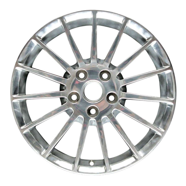 2005 cadillac xlr wheel 18 polished aluminum 5 lug w4639p 1