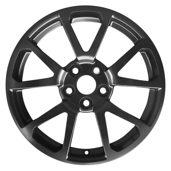 2009 cadillac sts wheel 19 black aluminum 5 lug w4648b 8