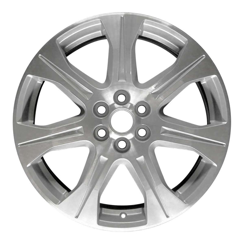 2014 cadillac srx wheel 20 machined silver aluminum 6 lug w4685ms 3