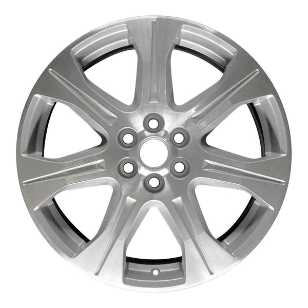 2013 cadillac srx wheel 20 machined silver aluminum 6 lug w4685ms 2