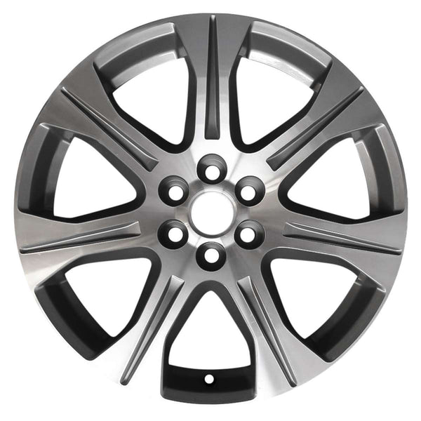 2013 cadillac srx wheel 20 machined charcoal aluminum 6 lug w4685mc 2