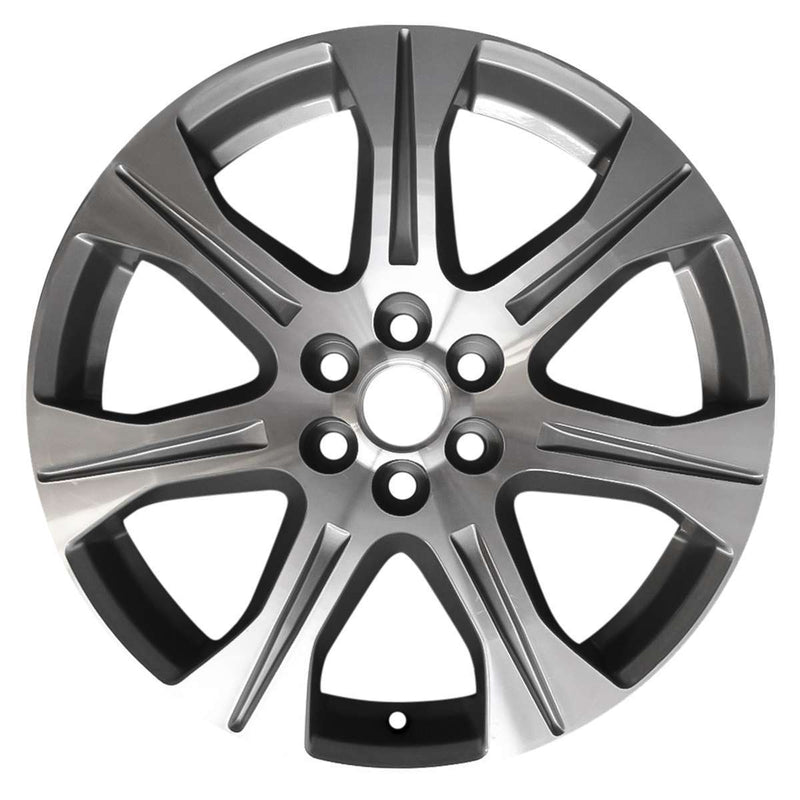 2012 cadillac srx wheel 20 machined charcoal aluminum 6 lug w4685mc 1