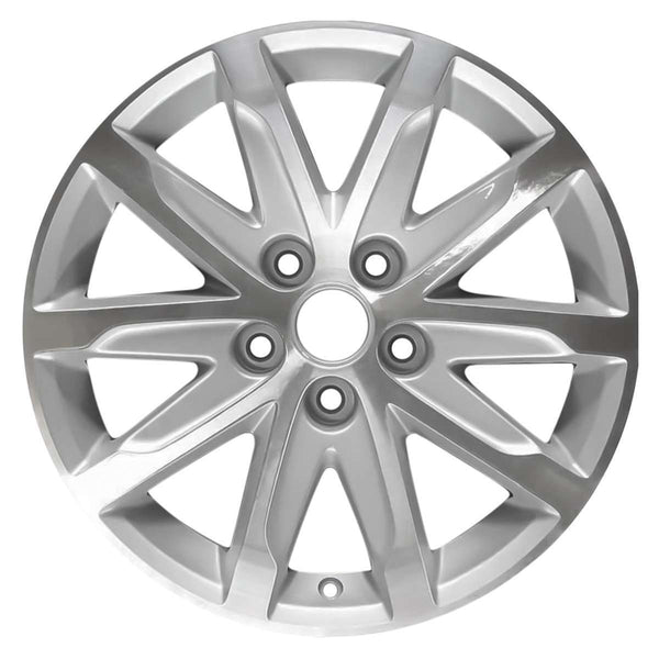 2016 cadillac cts wheel 17 machined silver aluminum 5 lug w4713ms 3