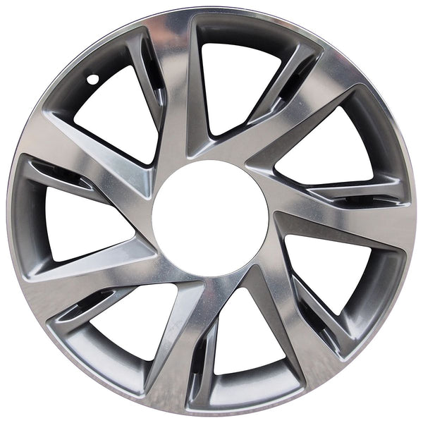 2015 cadillac elr wheel 20 black hyper aluminum 5 lug w4727bh 2