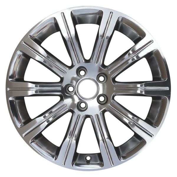 2013 cadillac ats wheel 18 polished aluminum 5 lug w4733p 1