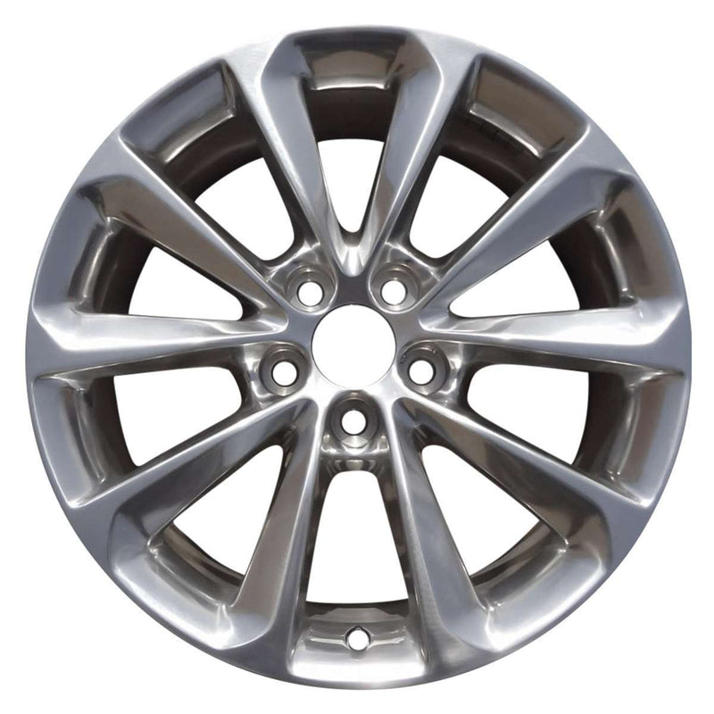 2015 cadillac xts wheel 19 polished aluminum 5 lug w4772p 3