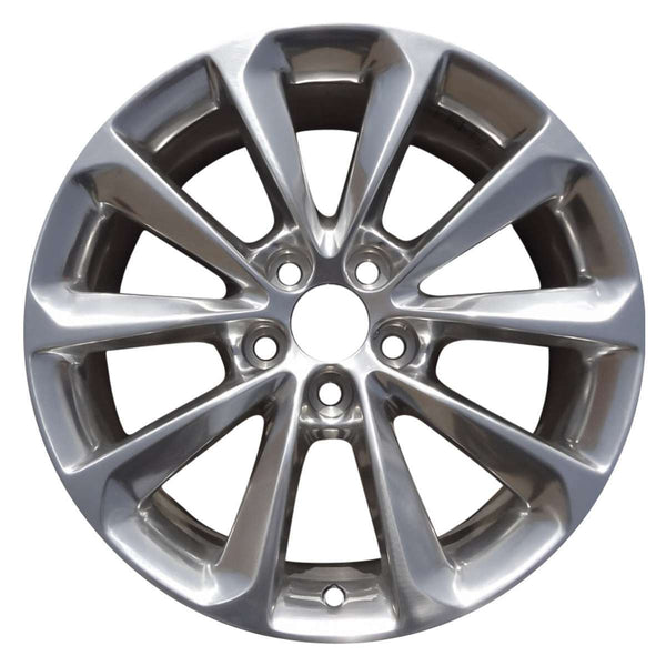 2014 cadillac xts wheel 19 polished aluminum 5 lug w4773p 2