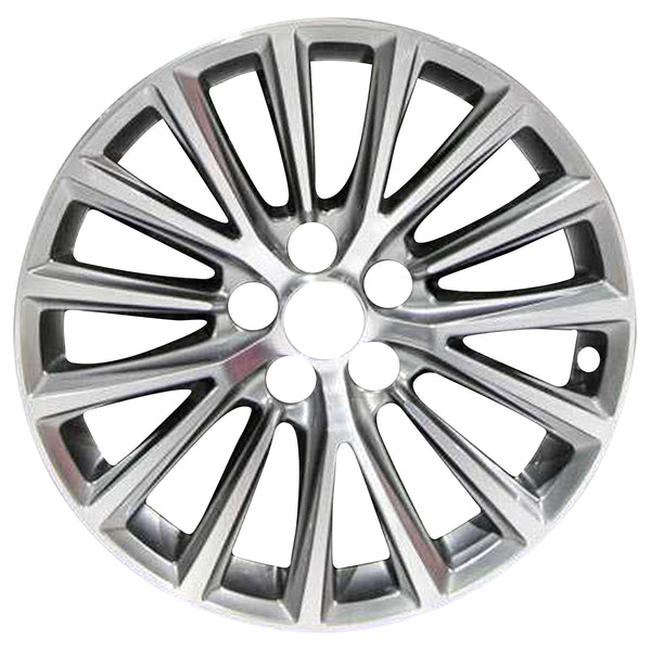 2021 cadillac ct5 wheel 19 machined silver aluminum 5 lug w4842ms 2