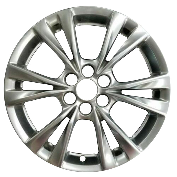 2022 cadillac xt6 wheel 18 silver aluminum 6 lug w4844s 2