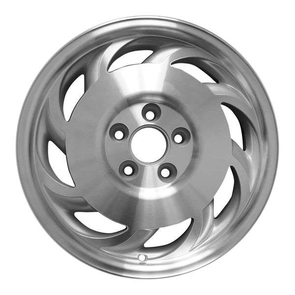 1992 chevrolet corvette wheel 17 machined silver aluminum 5 lug w5007lms 2