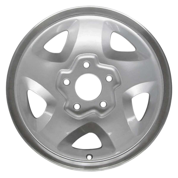 1999 isuzu hombre wheel 15 machined silver aluminum 5 lug w5028ms 2