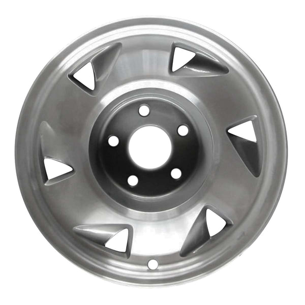 2000 gmc s15 wheel 15 machined silver aluminum 5 lug w5029ms 1