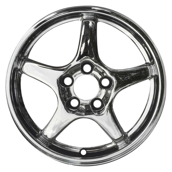 1995 chevrolet corvette wheel 17 chrome aluminum 5 lug w5035chr 3